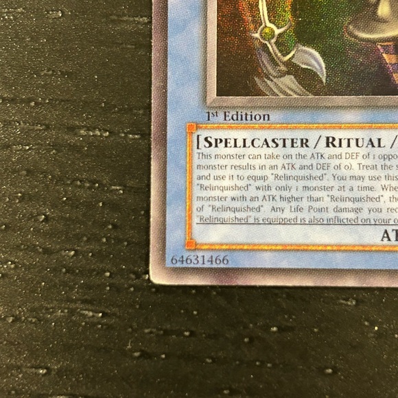 Relinquished Yu-Gi-Oh! Card 1st Edition- SDP-001 - Picture 4 of 6